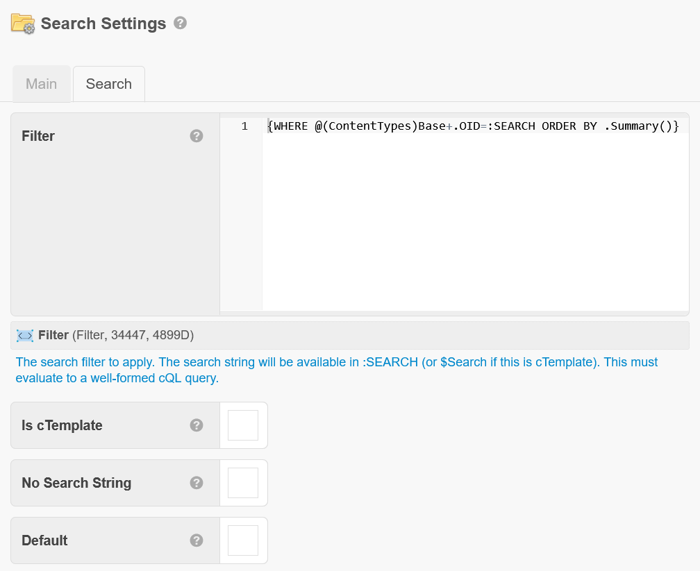 Version Settings